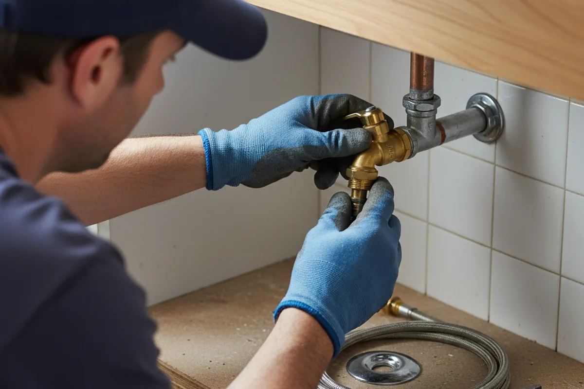 Shutoff valve and fitting work during Repiping in Hydes